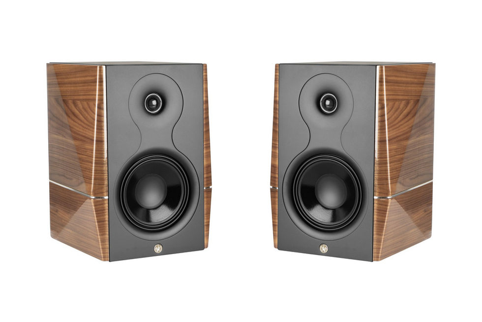 GOLD NOTE A3 EVO II SPEAKERS in gloss walnut