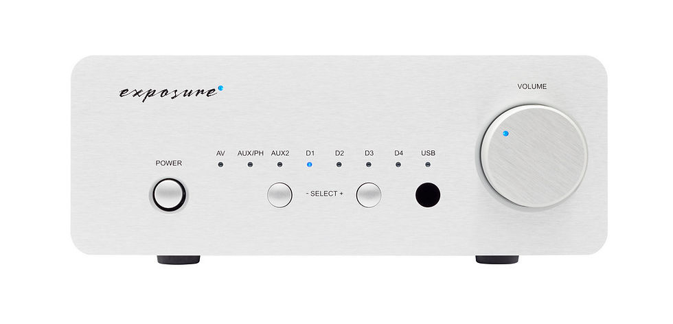Thumbnail: EXPOSURE XM5 integrated amplifier in titanium