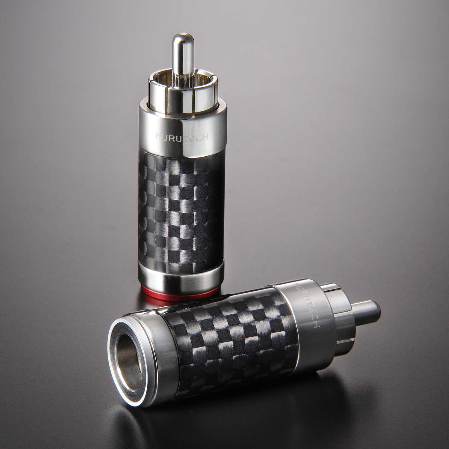 FURUTECH CF-126 RHODIUM RCA PLUGS - PAIR