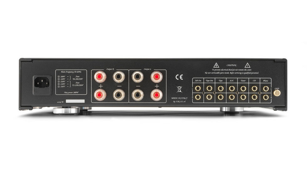 UNISON RESEARCH UNICO NUOVO back panel connections