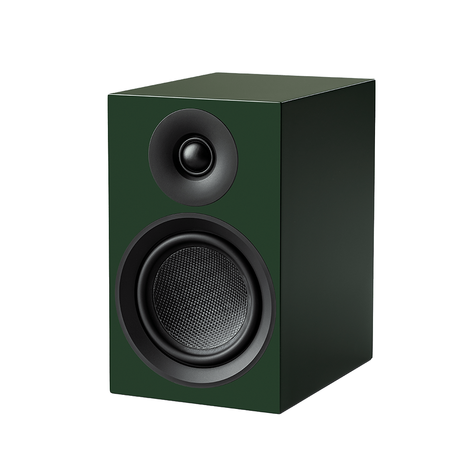 PROJECT SPEAKER BOX 5E CARBON BOOKSHELF LOUDSPEAKERS in green