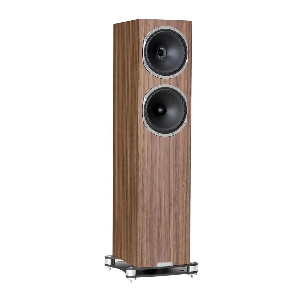 FYNE AUDIO F502SP LOUDSPEAKERS in walnut veneer