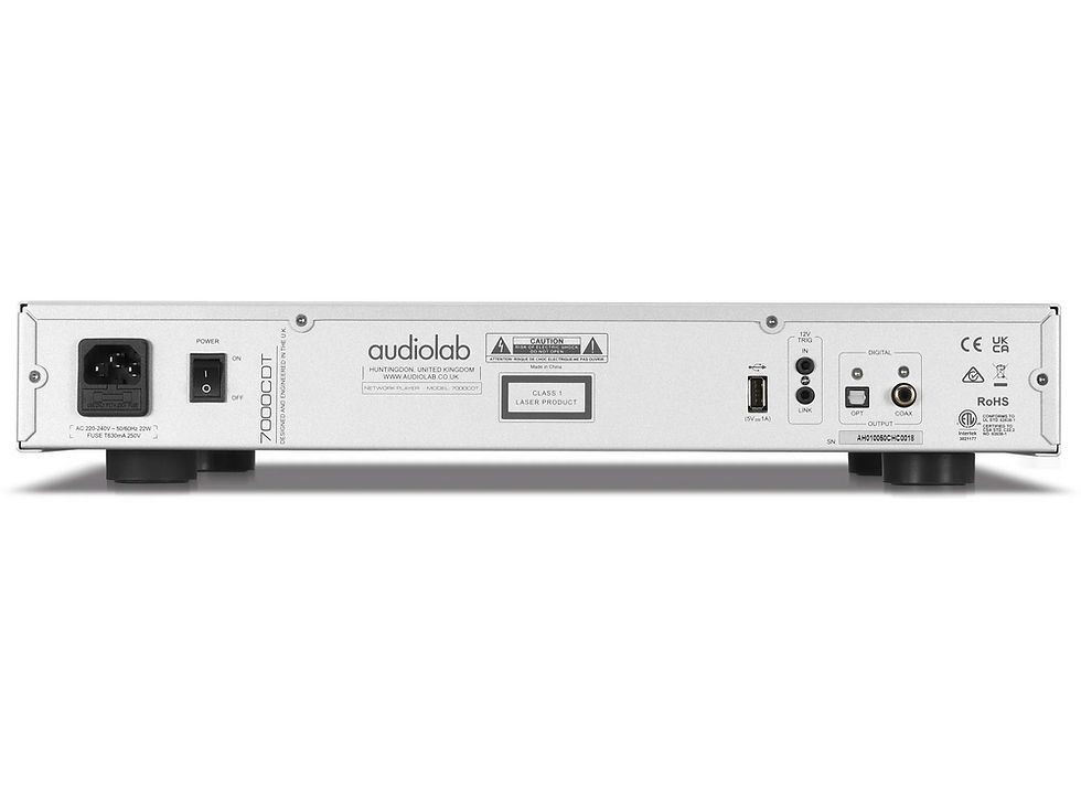 Thumbnail: AUDIOLAB 7000CDT back panel connections