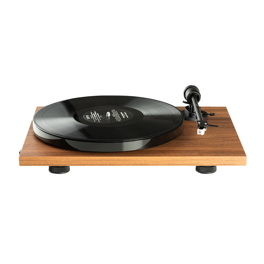 PROJECT E1 BT TURNTABLE in walnut finish