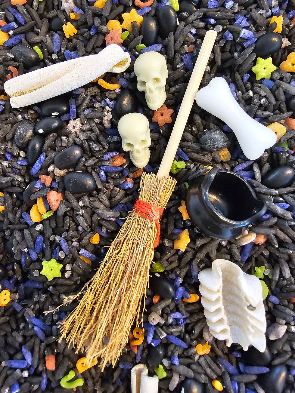 Witch's Brew Sensory Scoop & Discover - Broom & bones