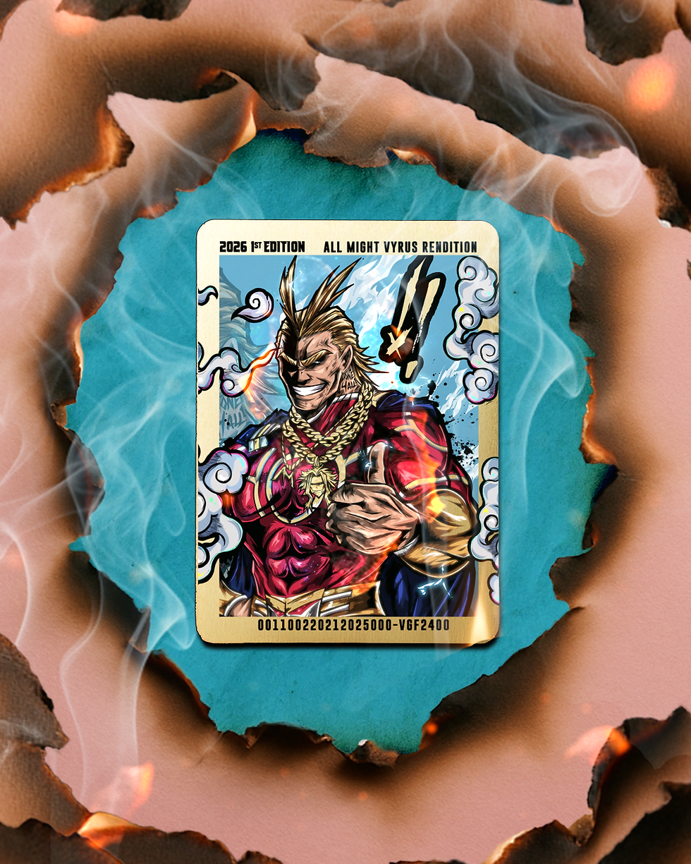 Thumbnail: All Might #1 Hero Vyrus Rendition Collectable Card