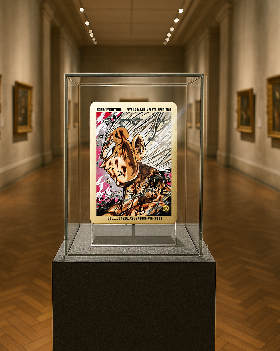 Thumbnail: Vyrus Majin Vegeta - Collectible Trading Card