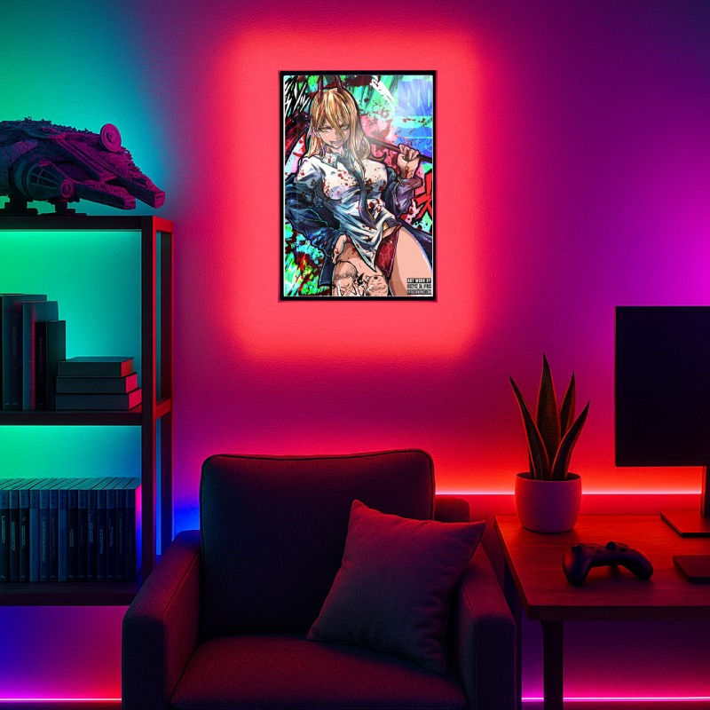 Thumbnail: Devil Power Blood Scythe  -  Acrylic Print 24x16