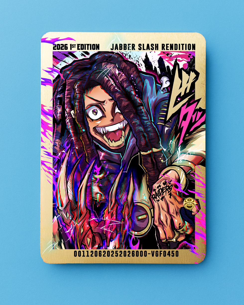 Thumbnail: Jabber Slash Rendition Collectible Trading Card
