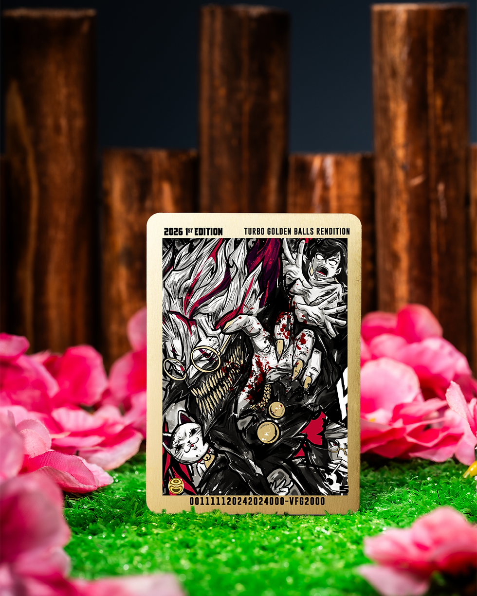 Thumbnail: TURBO GOLDEN BALLS RENDITION Collectable Card