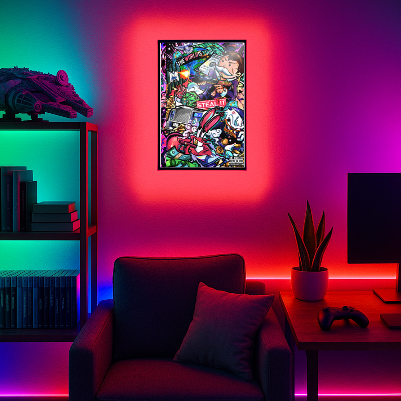 Thumbnail: L$D 29 The World is Yours - Acrylic Print 24x16