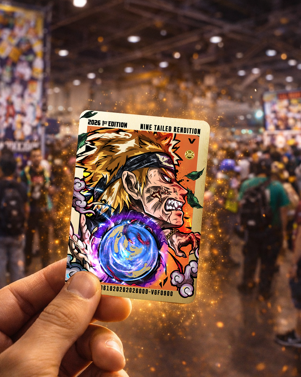 Thumbnail: Nine Tailed Rendition Collectible Trading Card