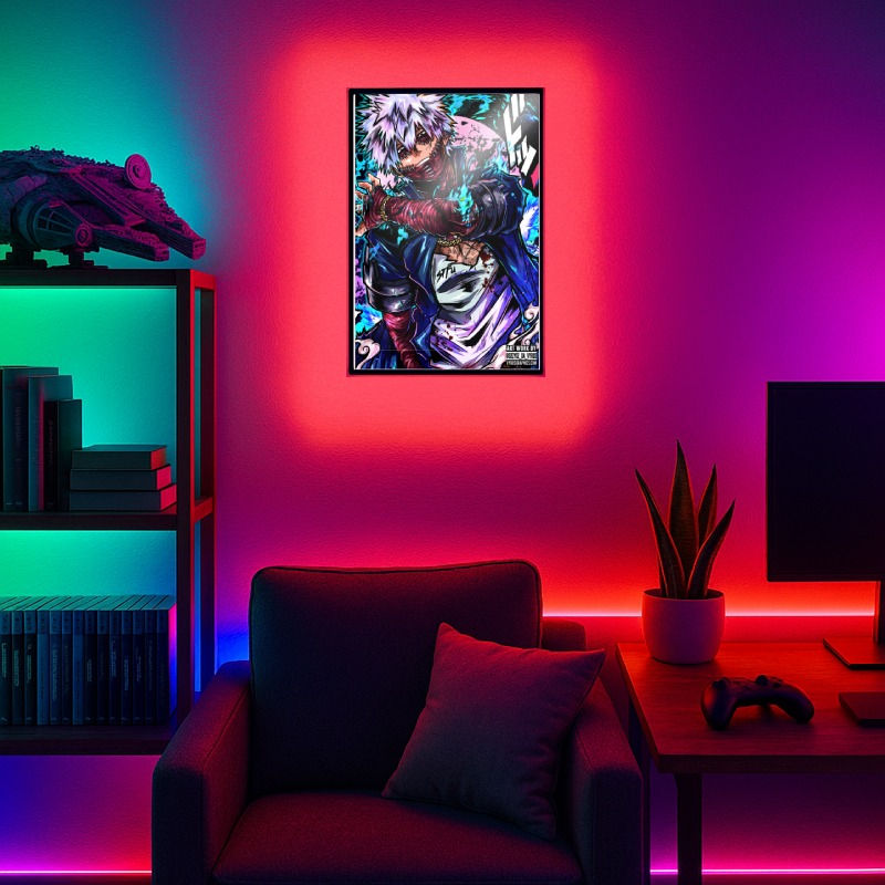 Thumbnail: SuperVillain Dabi Blue Flame -  Acrylic Print 24x16