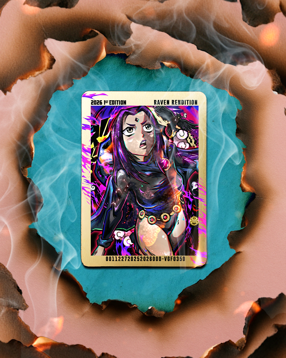 Thumbnail: Raven Rendition Collectible Trading Card