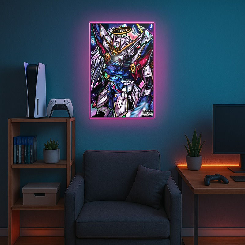 Thumbnail: Gundam  Wing 0MSV3V - Acrylic Print 24x16