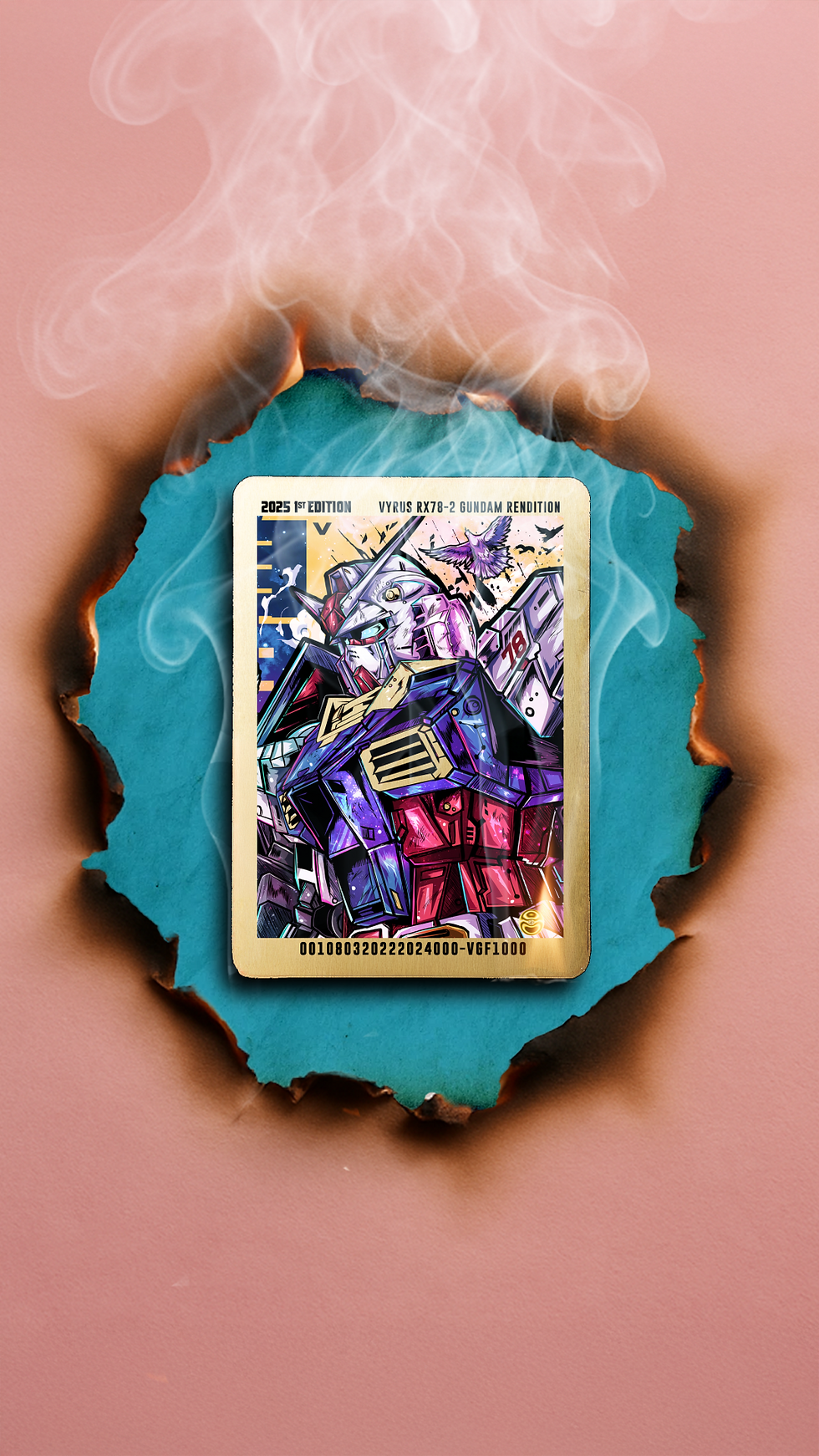 "RX78-2 Gundam" Collectible Card