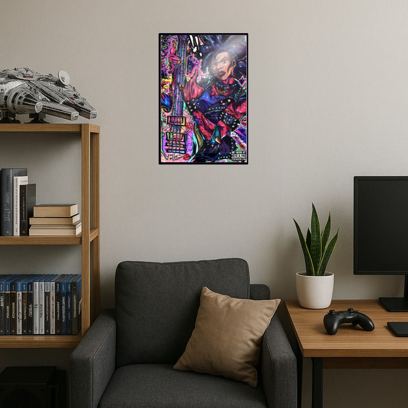 Thumbnail: The Spider Rockstar - Acrylic Print 24x16