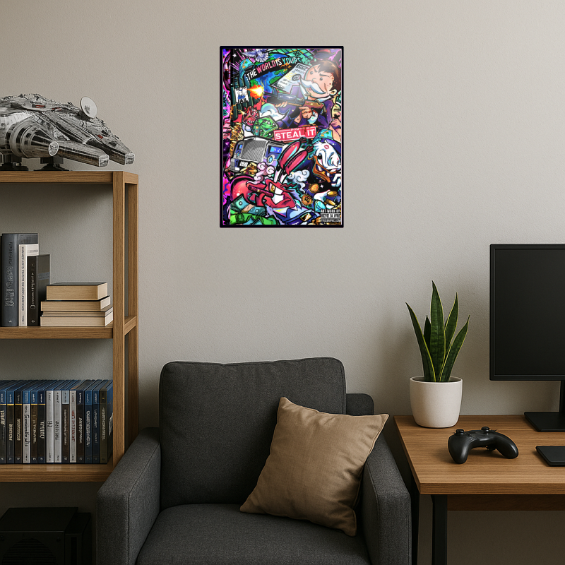 Thumbnail: L$D 29 The World is Yours - Acrylic Print 24x16