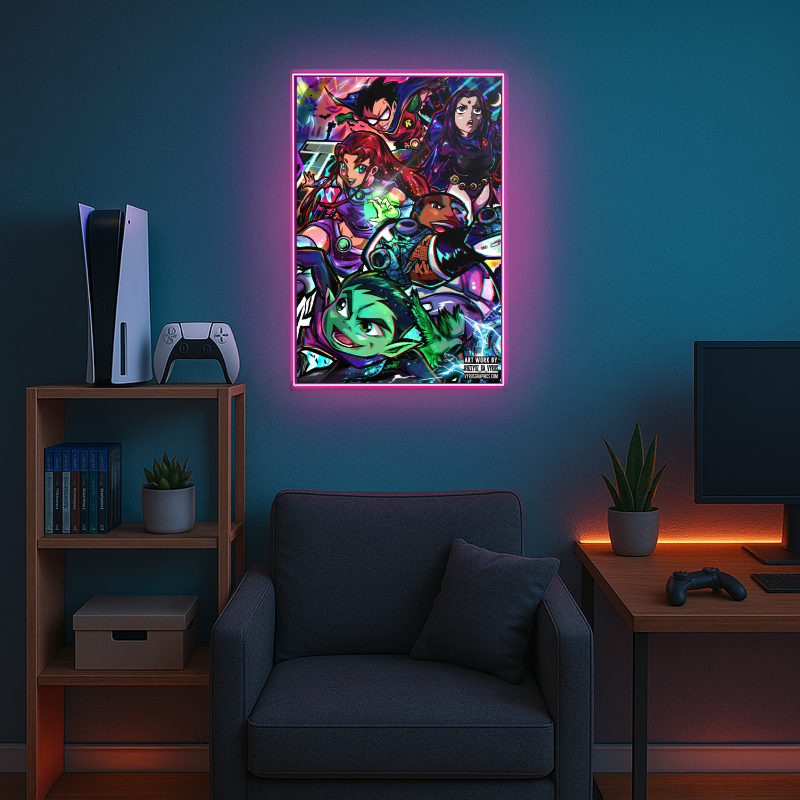 Thumbnail: Titan Teens Team OG  Vyrus Rendition - Acrylic Print 24x16
