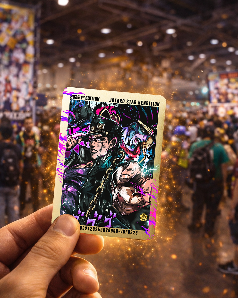 Thumbnail: Jotaro Star Rendition Collectible Trading Card