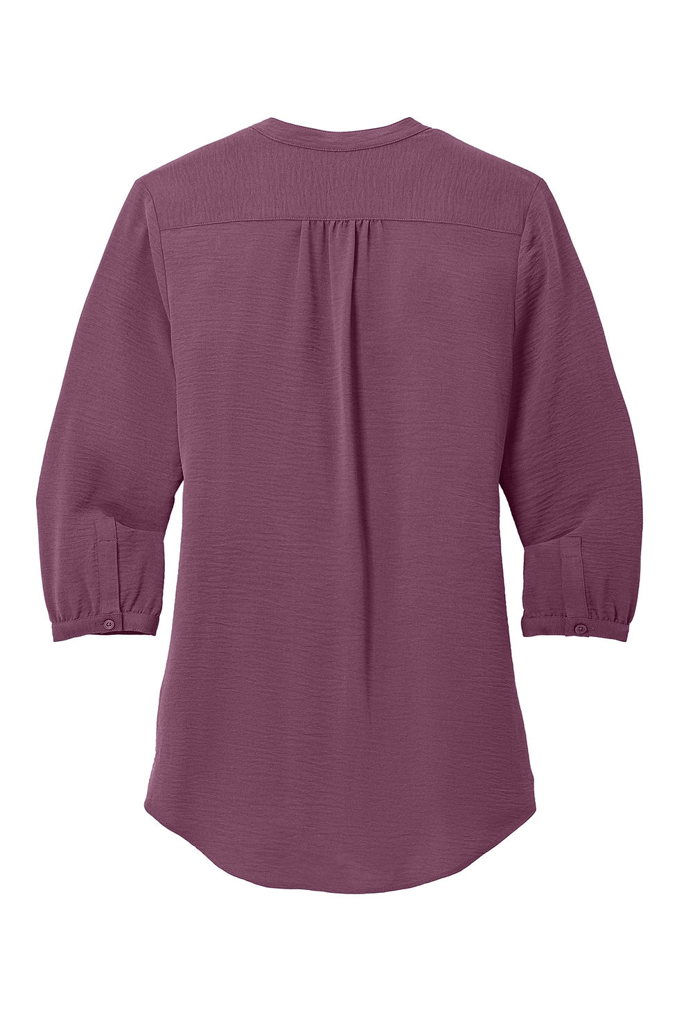 Thumbnail: Port Authority® Women's 3/4-Sleeve Textured Crepe Tunic