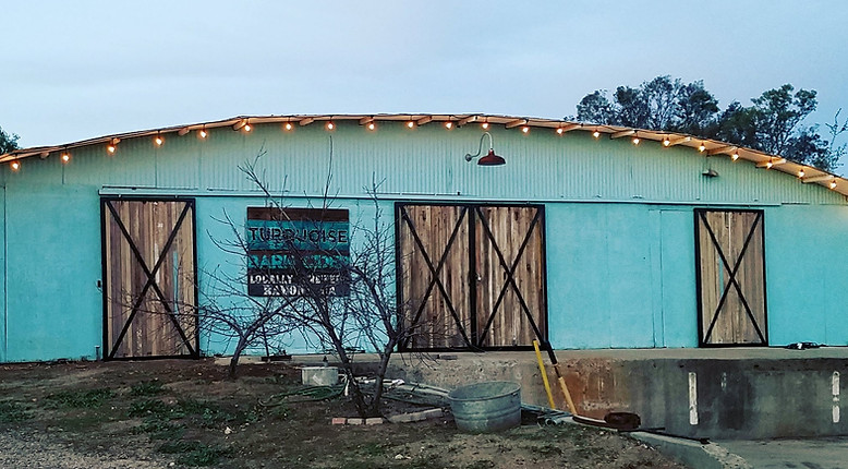 The famous Turquoise Barn