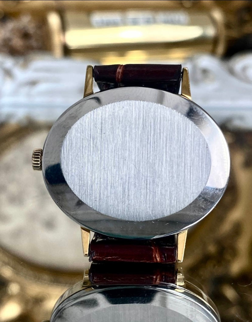 Thumbnail: OMEGA Engraved Dial Rare Manual Wind