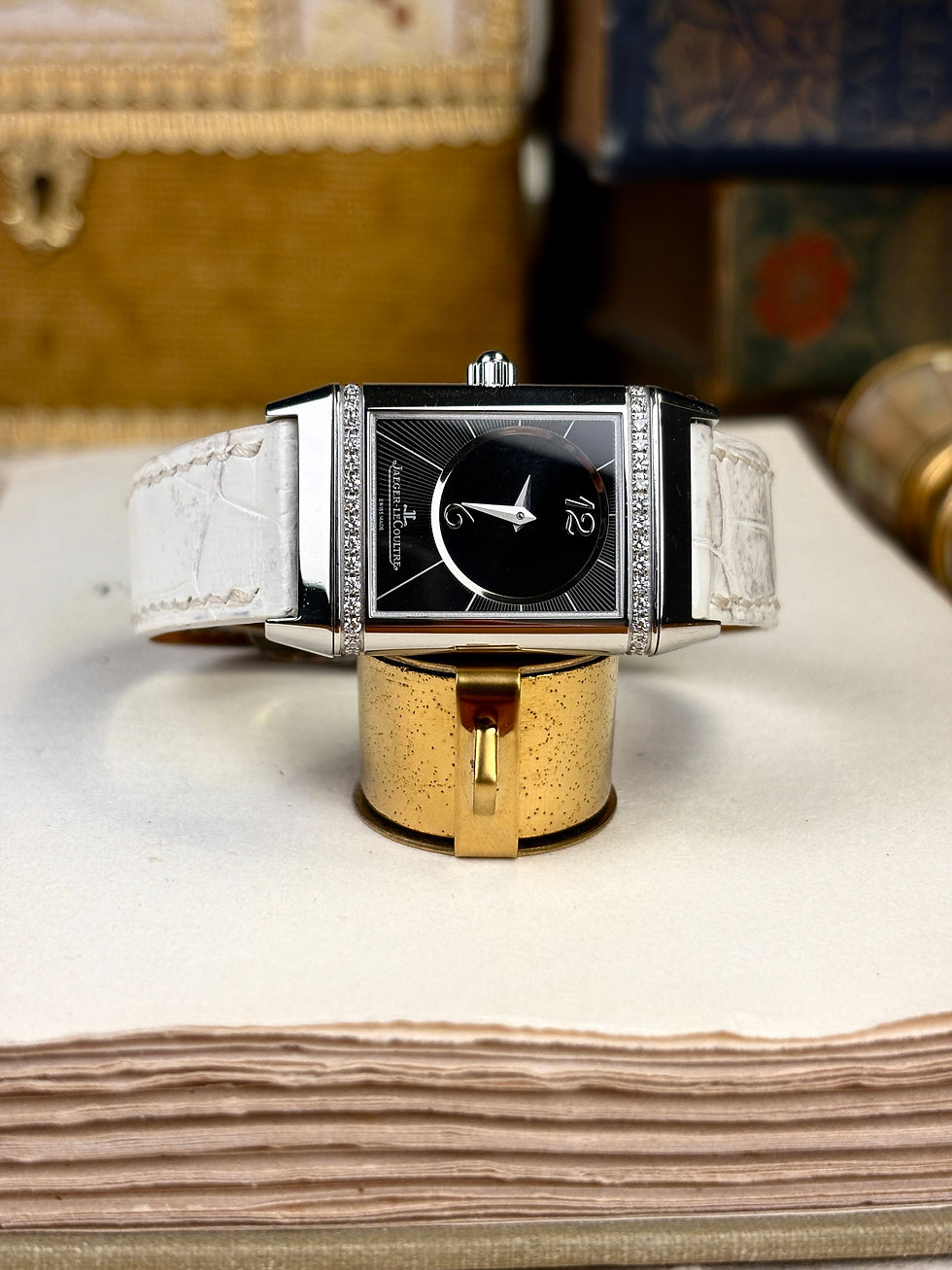 Thumbnail: Jaeger-LeCoultre Dual Face White ＆ Black Diamonds