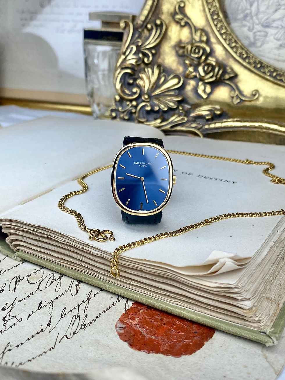 Thumbnail: Patek Philippe Golden Ellipse Blue Dial