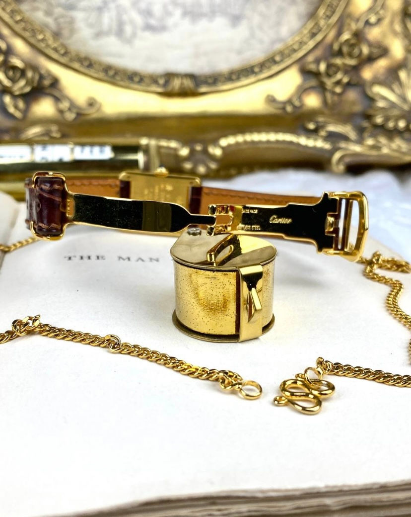 Thumbnail: Cartier Opalin Roman Tank Vintage