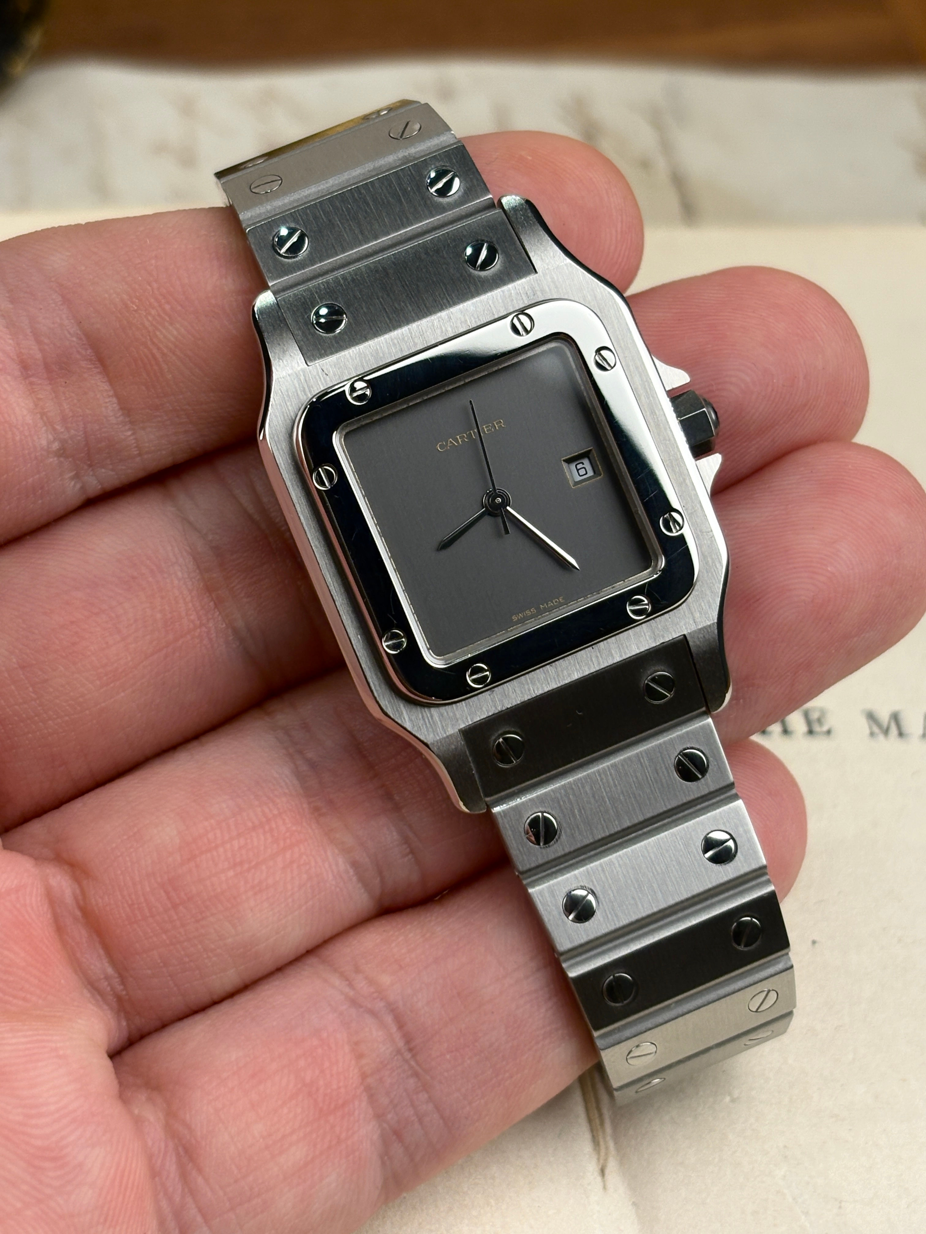 Cartier Santos Carree LM Grey