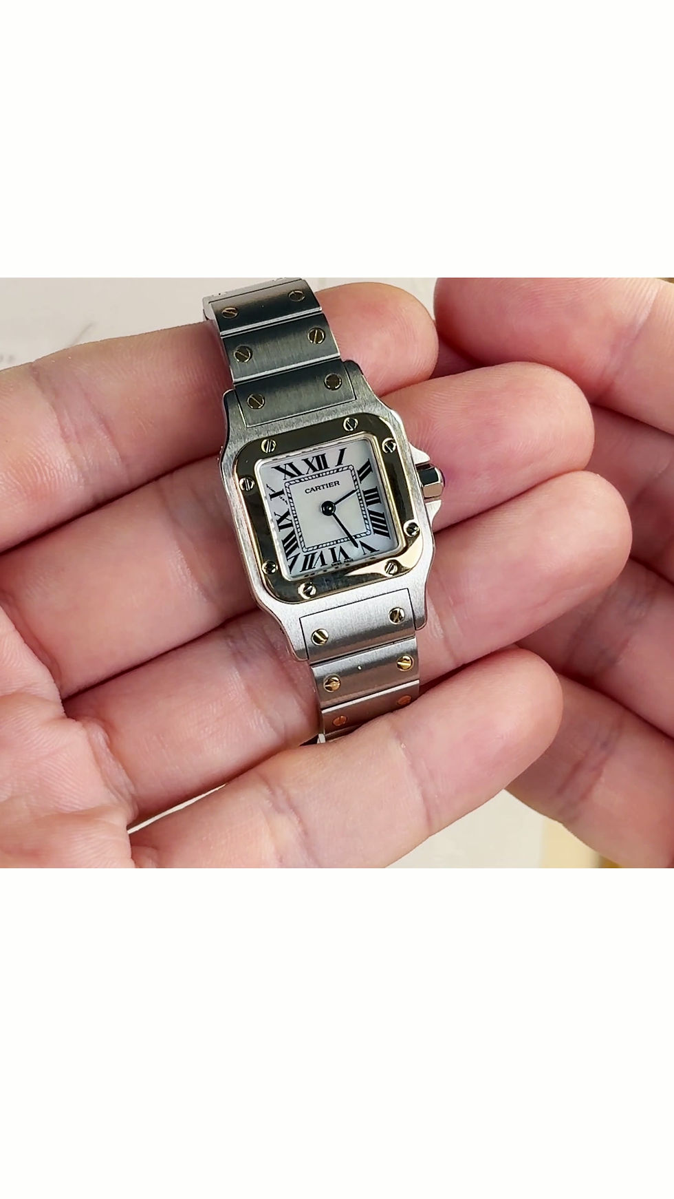 Thumbnail: Cartier Santos Mother of Pearl