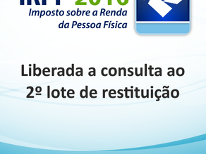 Receita libera consulta ao 2º lote de restituição do IR nesta 6ª
