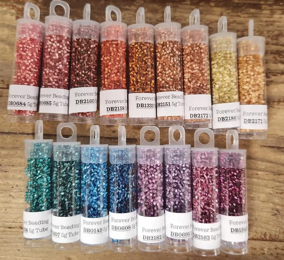 11/0 Delica Moroccan - Forever Beading Mix - 18 Color Lot - 5g per color