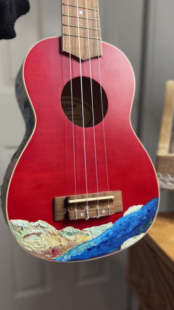 Thumbnail: Custom painted Ukulele 