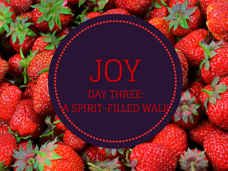 Joy: A Spirit-Filled Walk, Day 3