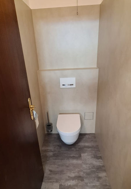 moderne Toilette
