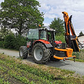 Böschungsmäharbeiten