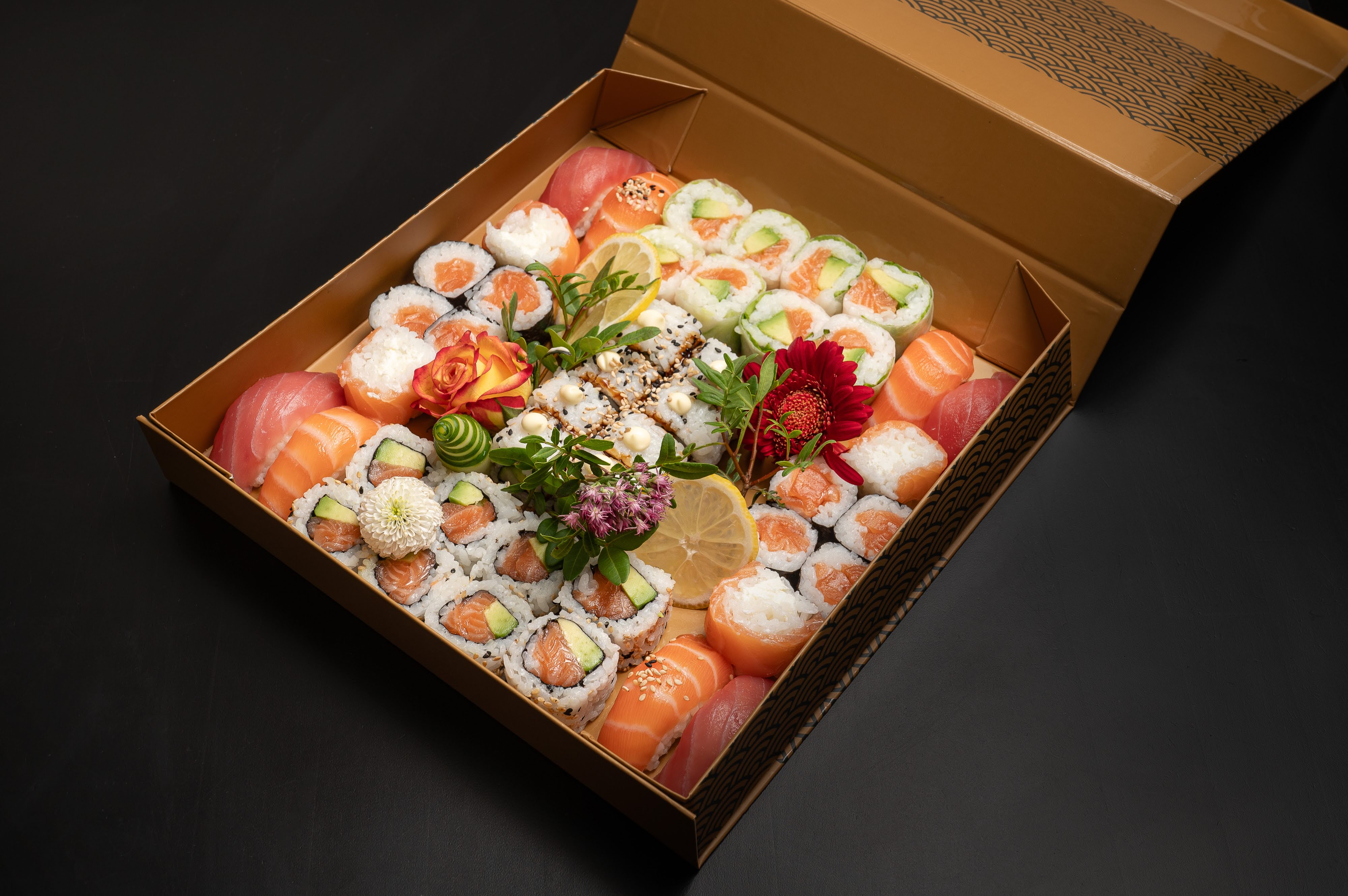 Arranged Food and Objects