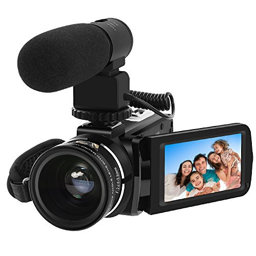 vlogging camera with flip screen amazon