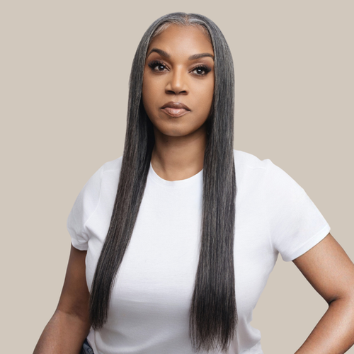 Grey Clip In Extensions | Wavy Hair Extensions | Studio Techilo