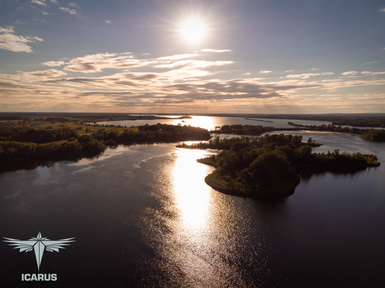 Sunset Over Islands 02