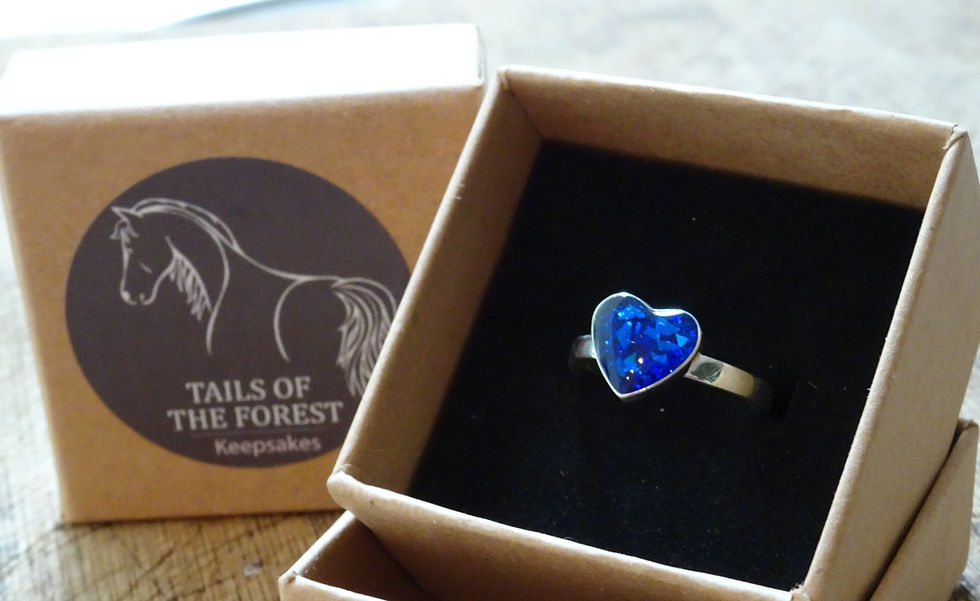 Thumbnail: Sterling Silver  Memorial Adjustable Heart Ring