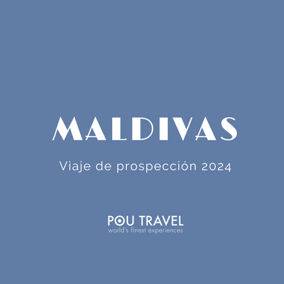 Viaje de prospección en Maldivas. Experiencia unica.  PouTravel es una agencia de viajes de lujo 100% a medida. Llámanos al 93 414 16 06. Expertos en lunas de miel y viaje de novios, safaris en privado organizados por África, viajes orgaizados en familia. Más de 10 años de experiencia en el sector del turismo de lujo. Experiencias únicas por todo el mundo. Asistencia 24h en viajes. Asesoramiento personalizado. Organizamos viajes a medida. Trato VIP. El viaje de tus sueños hecho realidad. Oficinas en Barcelona y Gerona. Trabajamos por todo España. 
