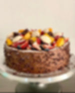 TORTA DE CHOCOLATE Y FRESAS