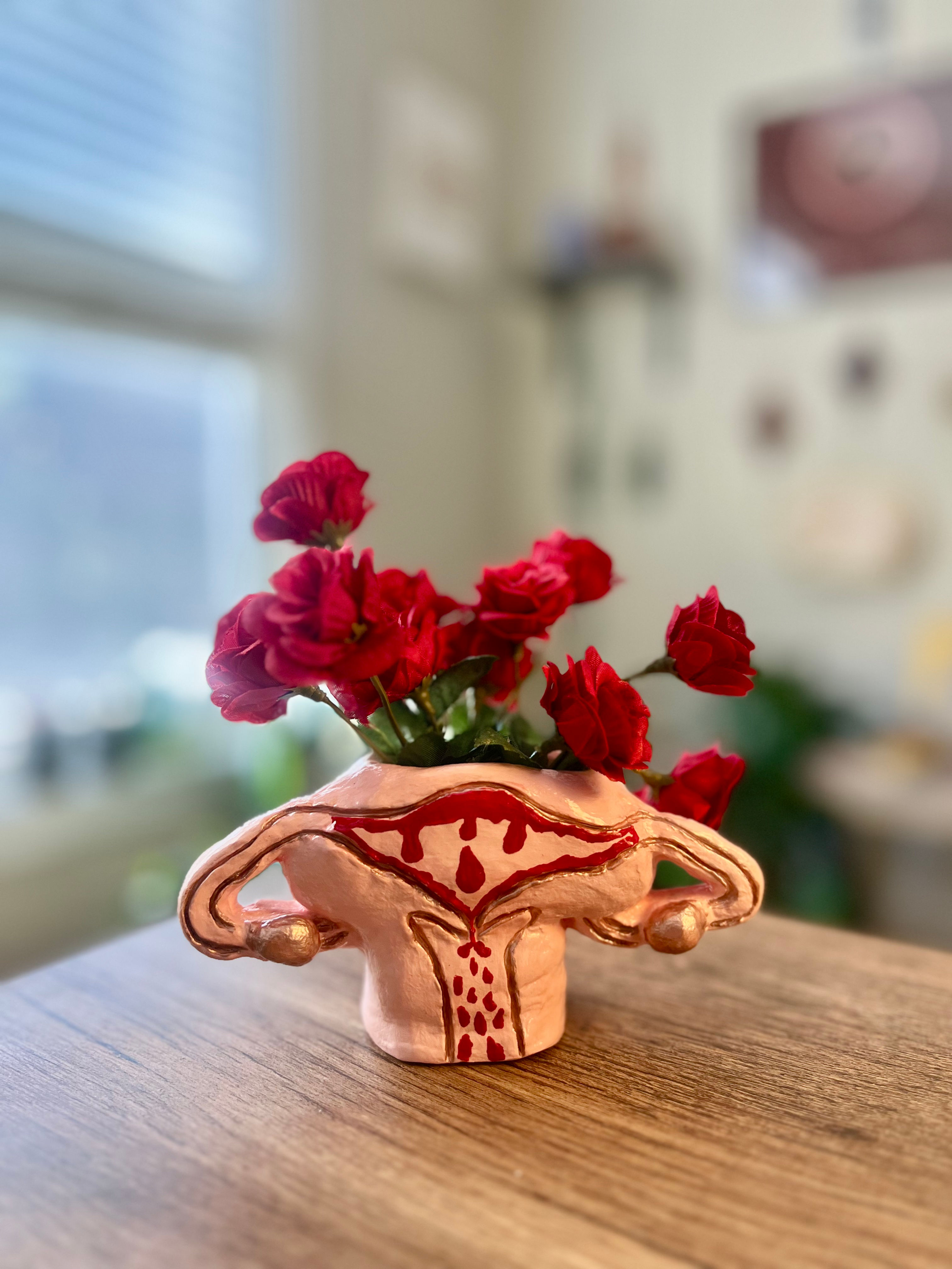 Menstruation Womb Vase