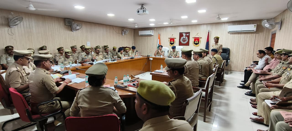 "अमरोहा में कानून-व्यवस्था को सुदृढ़ करने मासिक अपराध गोष्ठी आयोजित"