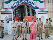 जिला मजिस्ट्रेट और एसपी ने किया जिला कारागार बिजनौर का निरीक्षण