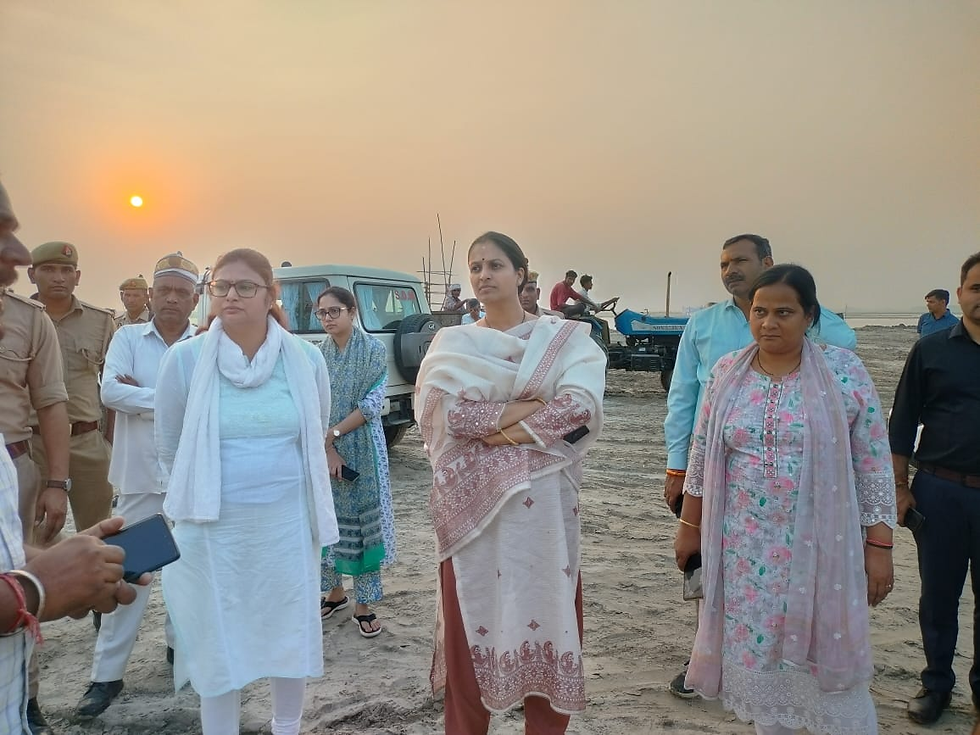 तिगरी गंगा मेला: जिलाधिकारी ने व्यवस्थाओं का किया सघन निरीक्षण