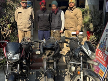 मुरादाबाद: थाना गलशहीद पुलिस ने मोटरसाइकिल चोरी गिरोह का किया पर्दाफाश